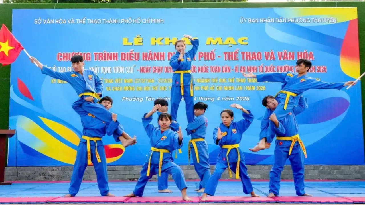 Ấn tượng chuỗi hoạt động chào mừng Đại hội Thể dục thể thao TP.HCM lần thứ I