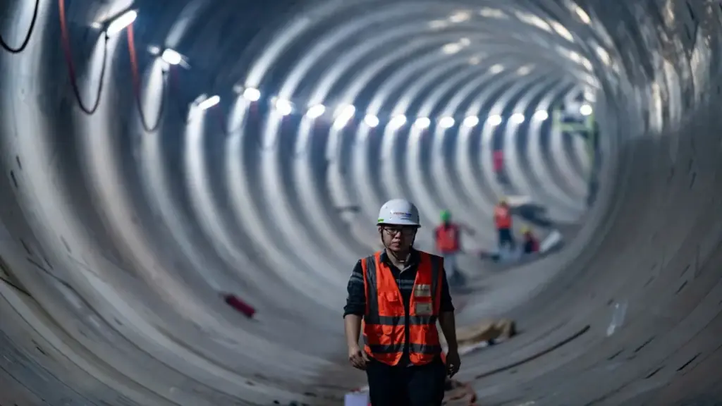 Cận cảnh đường hầm metro Nhổn - ga Hà Nội sâu 30m vừa được đào thông