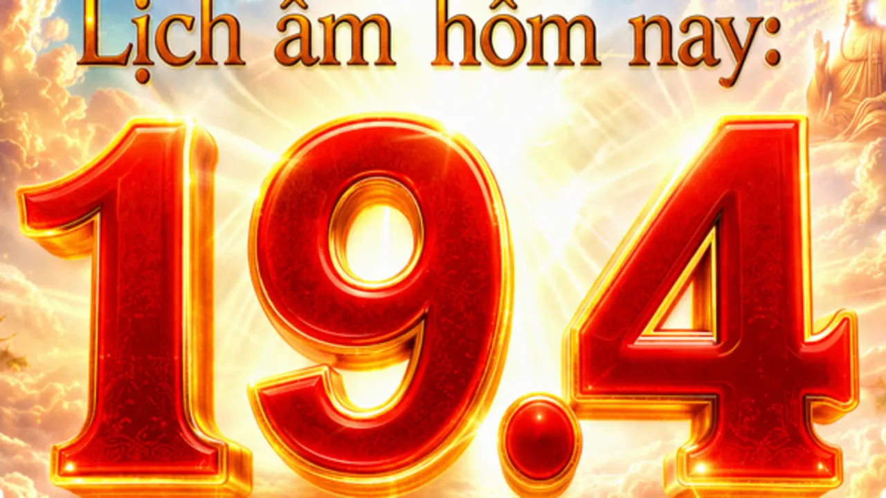 Lịch vạn niên, lịch âm hôm nay: Ngày 19.4 là ngày gì?