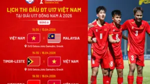 Lộ diện lịch thi đấu và kênh phát U.17 Việt Nam: Không phải VTV, chạm trán Malaysia không nhập tịch