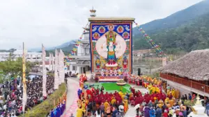 Pháp hội cầu an tổ chức ba ngày tại Mandala Tây Thiên