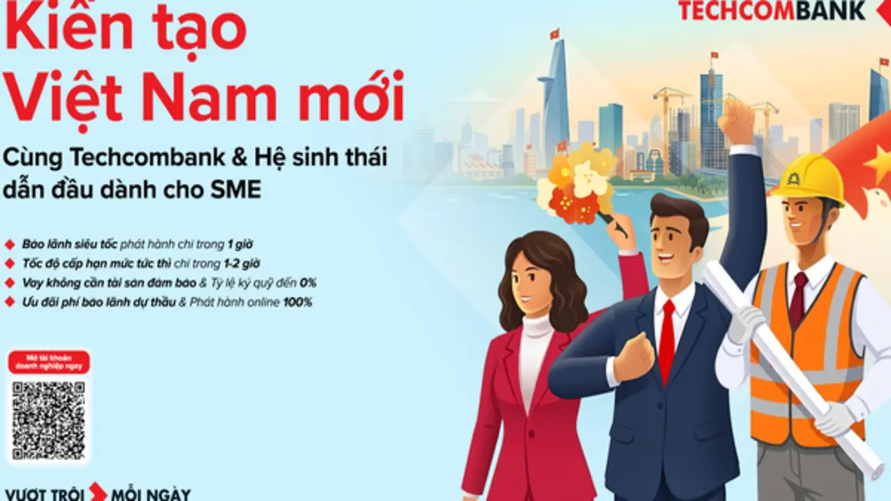 Techcombank - Đối tác tài chính hàng đầu đồng hành cùng SME kiến tạo ‘Việt Nam mới’